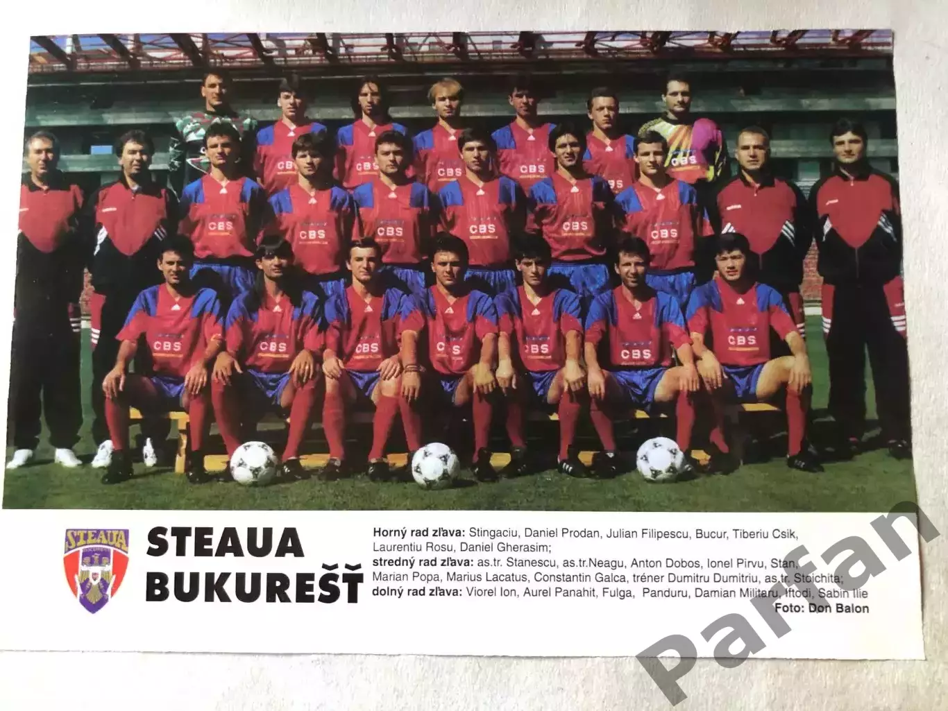 Fotbal Постер Стяуа