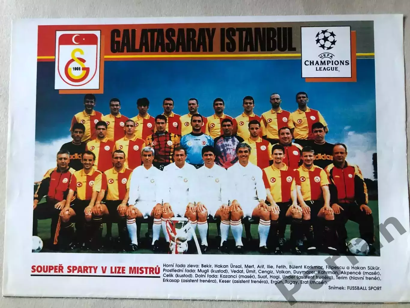 Fotbal Постер Галатасарай