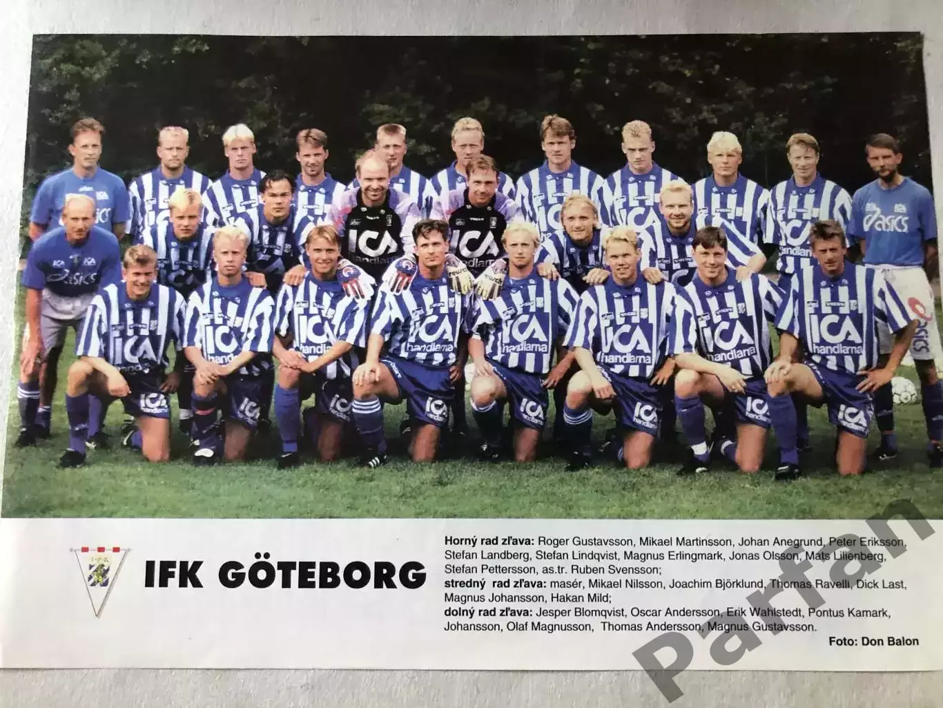 Fotbal Постер Гетеборг