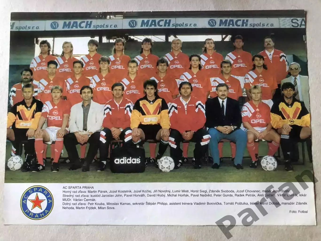 Fotbal Постер Спарта