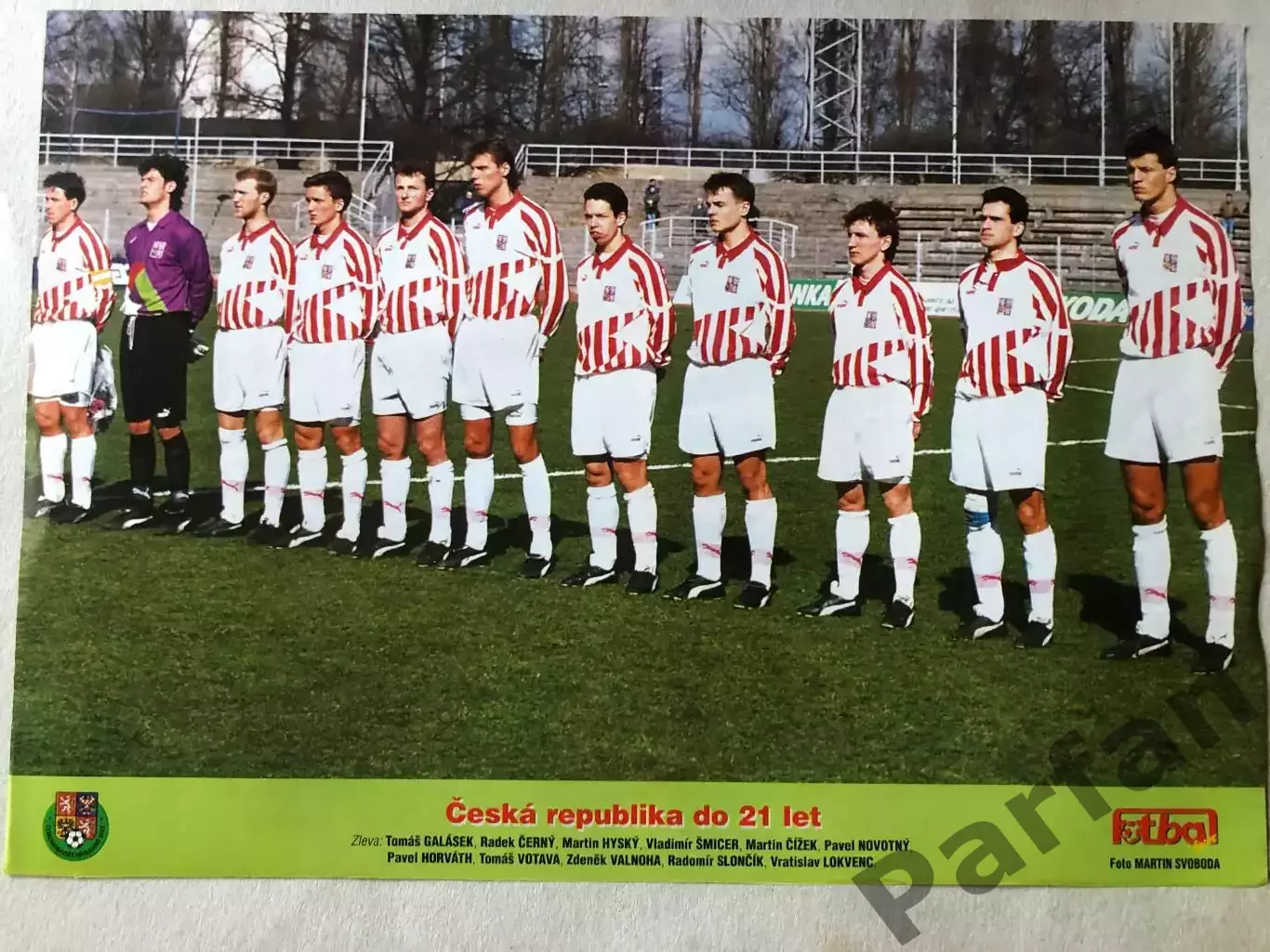 Fotbal Постер Чехія