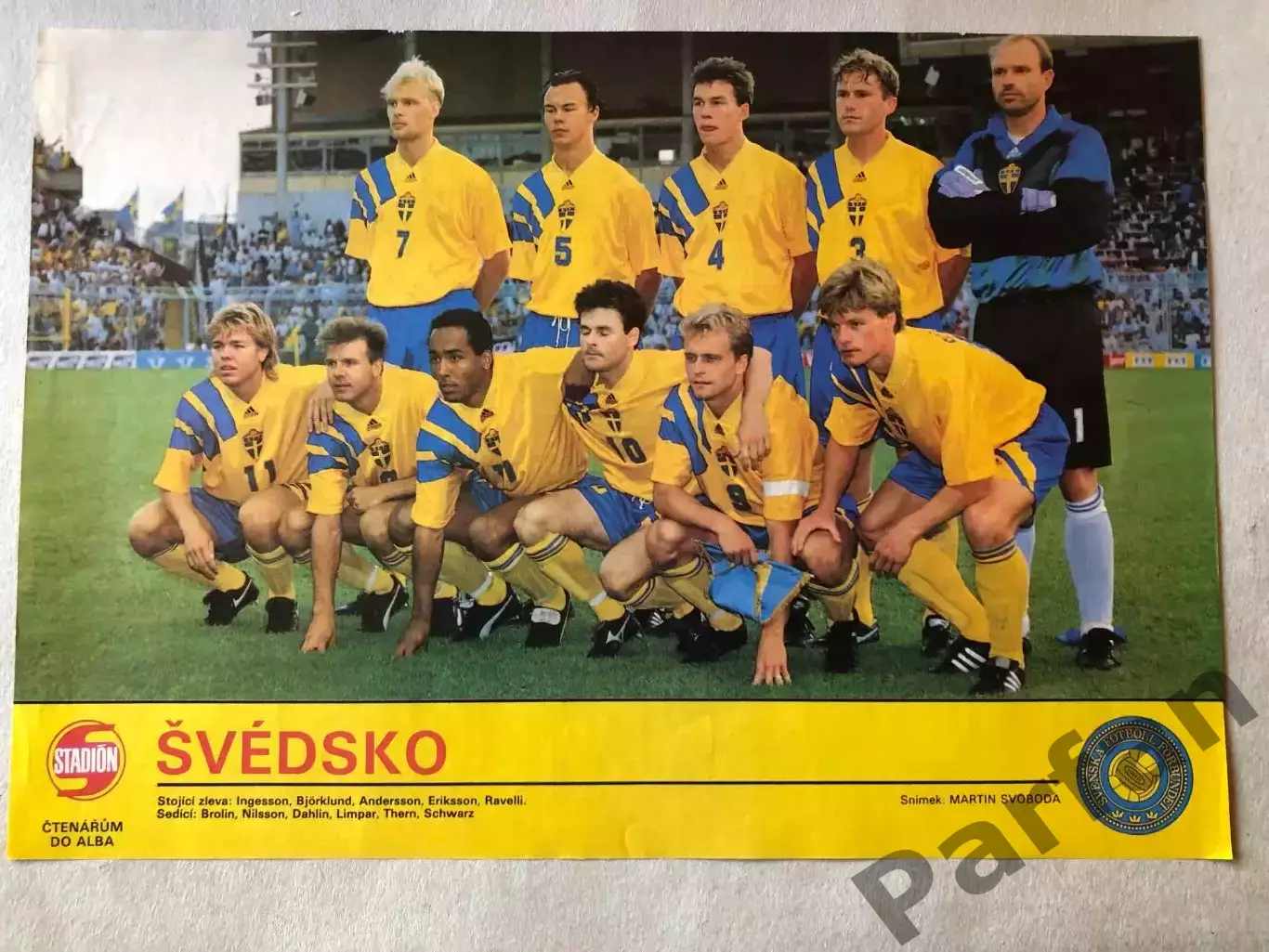 Stadion Постер Швеція 1992