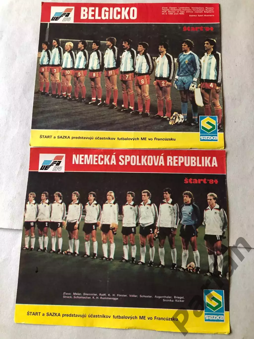Start/Старт Постери Чемпіонат Європи 1984 1