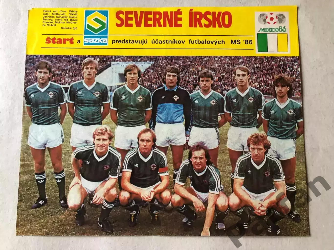 Старт/Start Постер П.Ірландія 1986