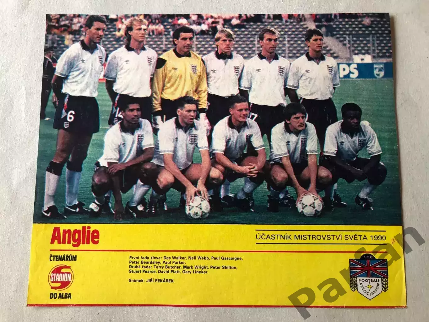 Stadion постер Англія 1990
