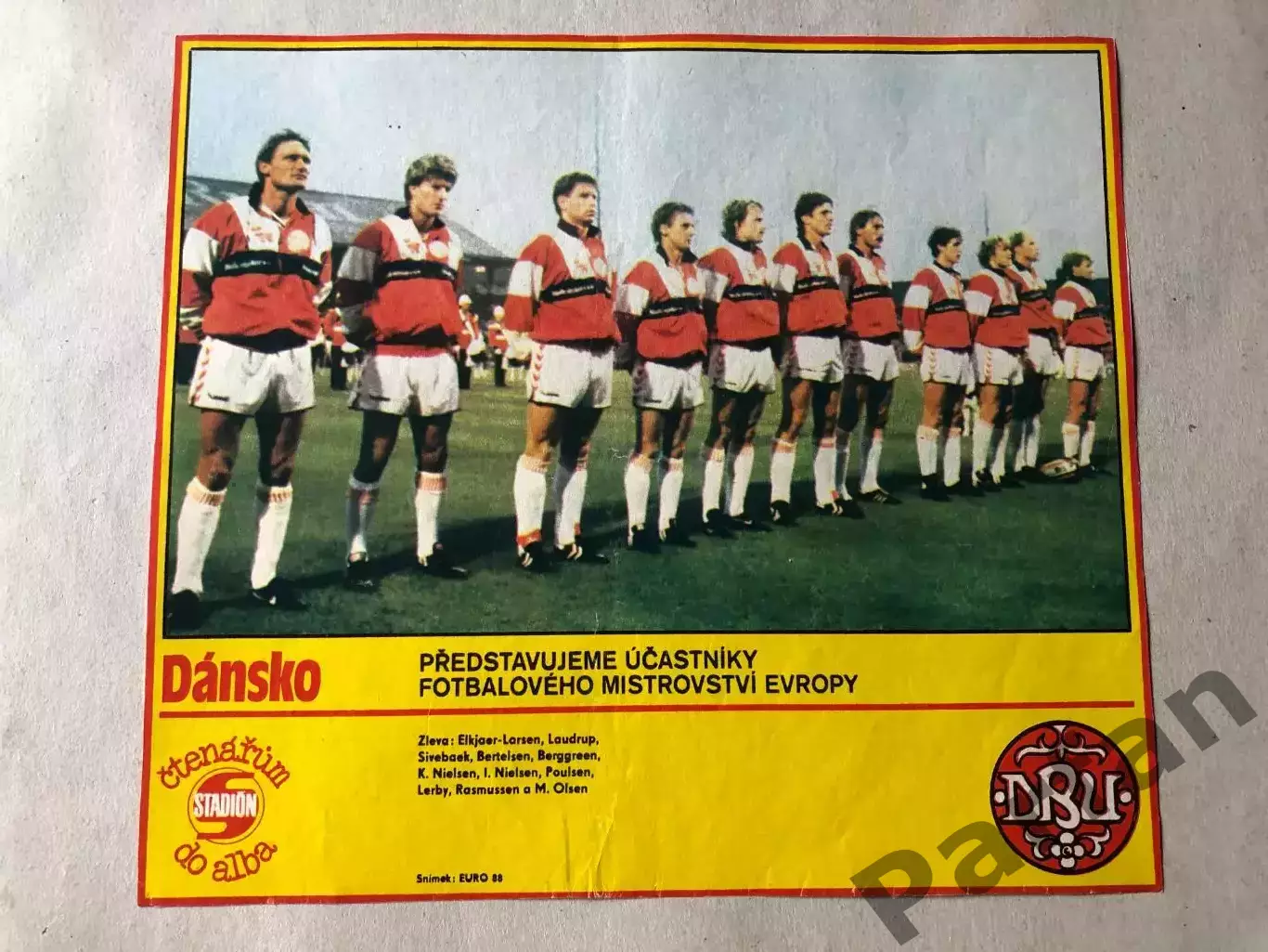 Stadion Постер Данія 1988