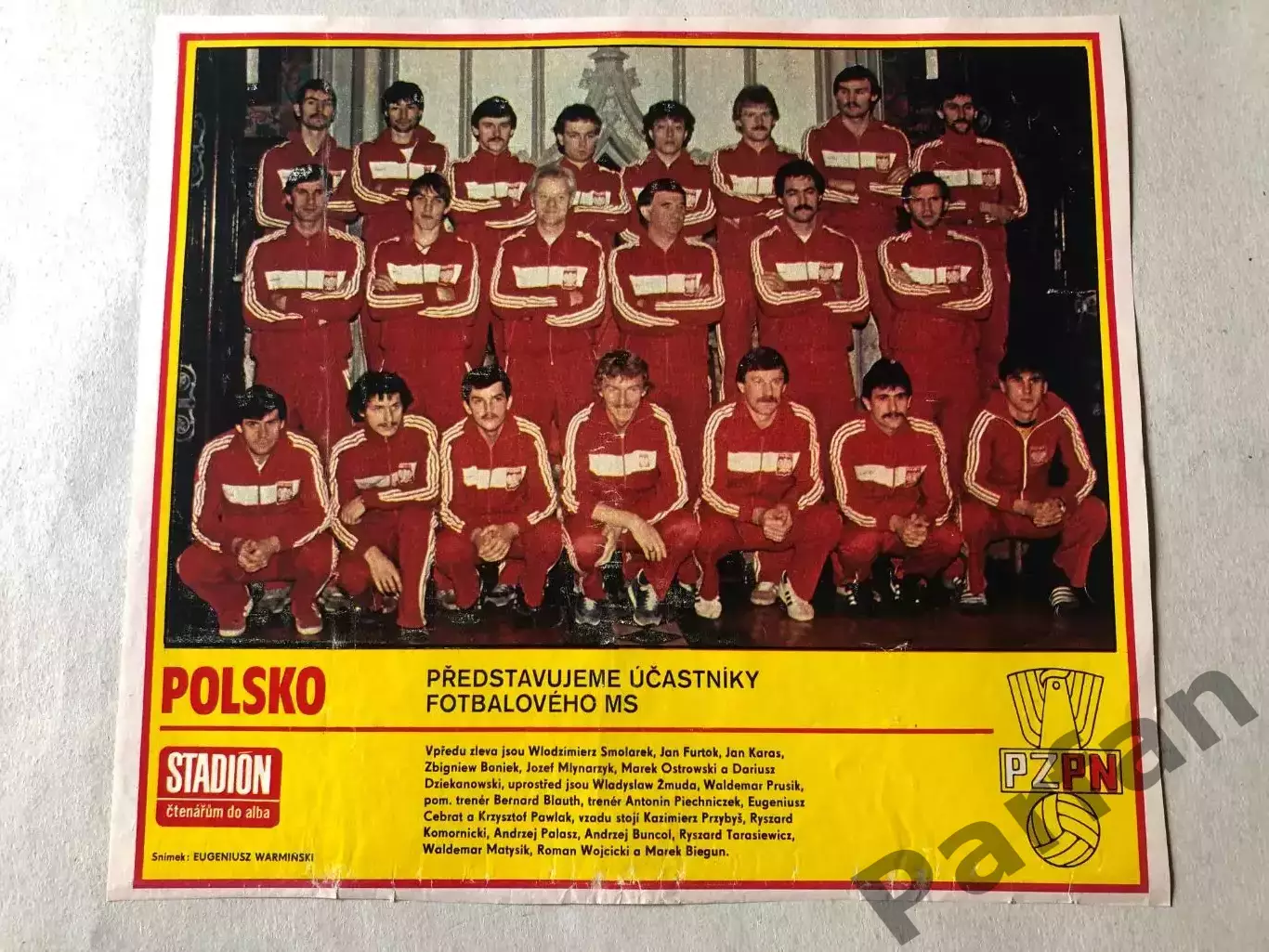 Stadion Постер Польща 1986