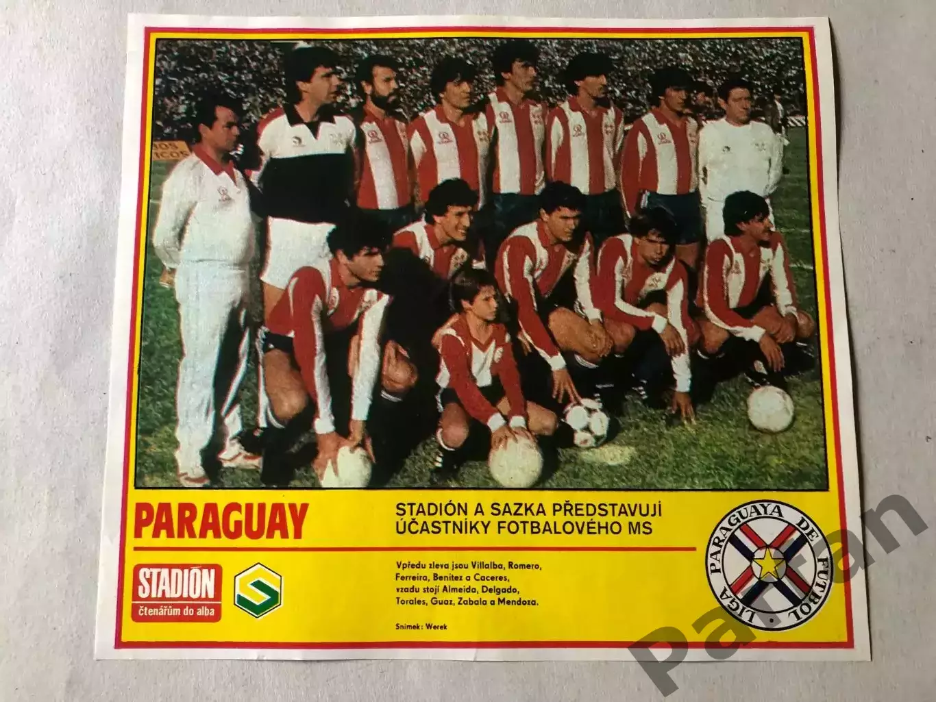 Stadion Постер Парагвай 1986