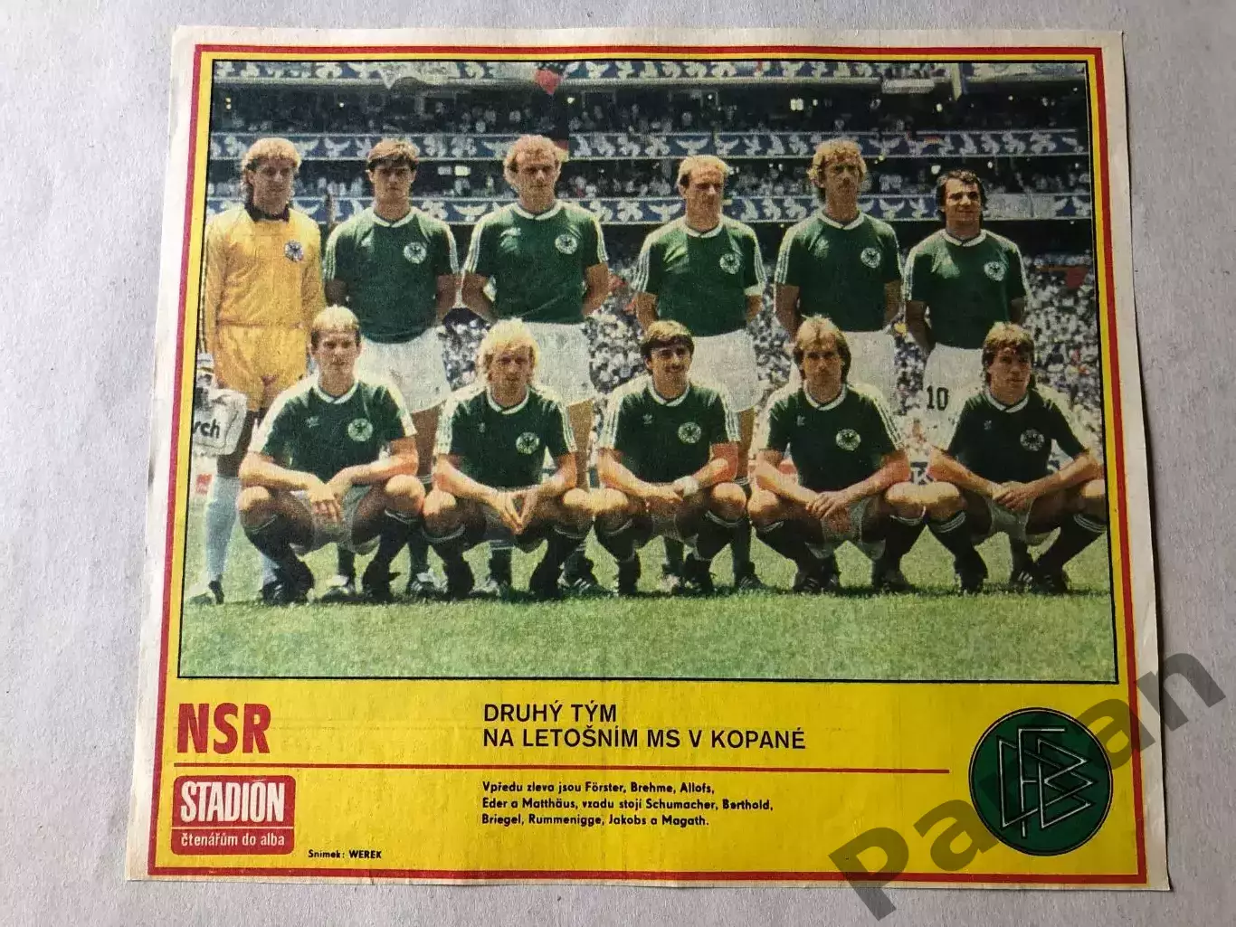 Stadion Постер ФРН/Німеччина 1986