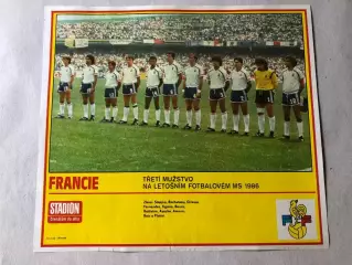 Stadion Постер Франція 1986