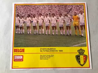 Stadion Постер Бельгія 1986