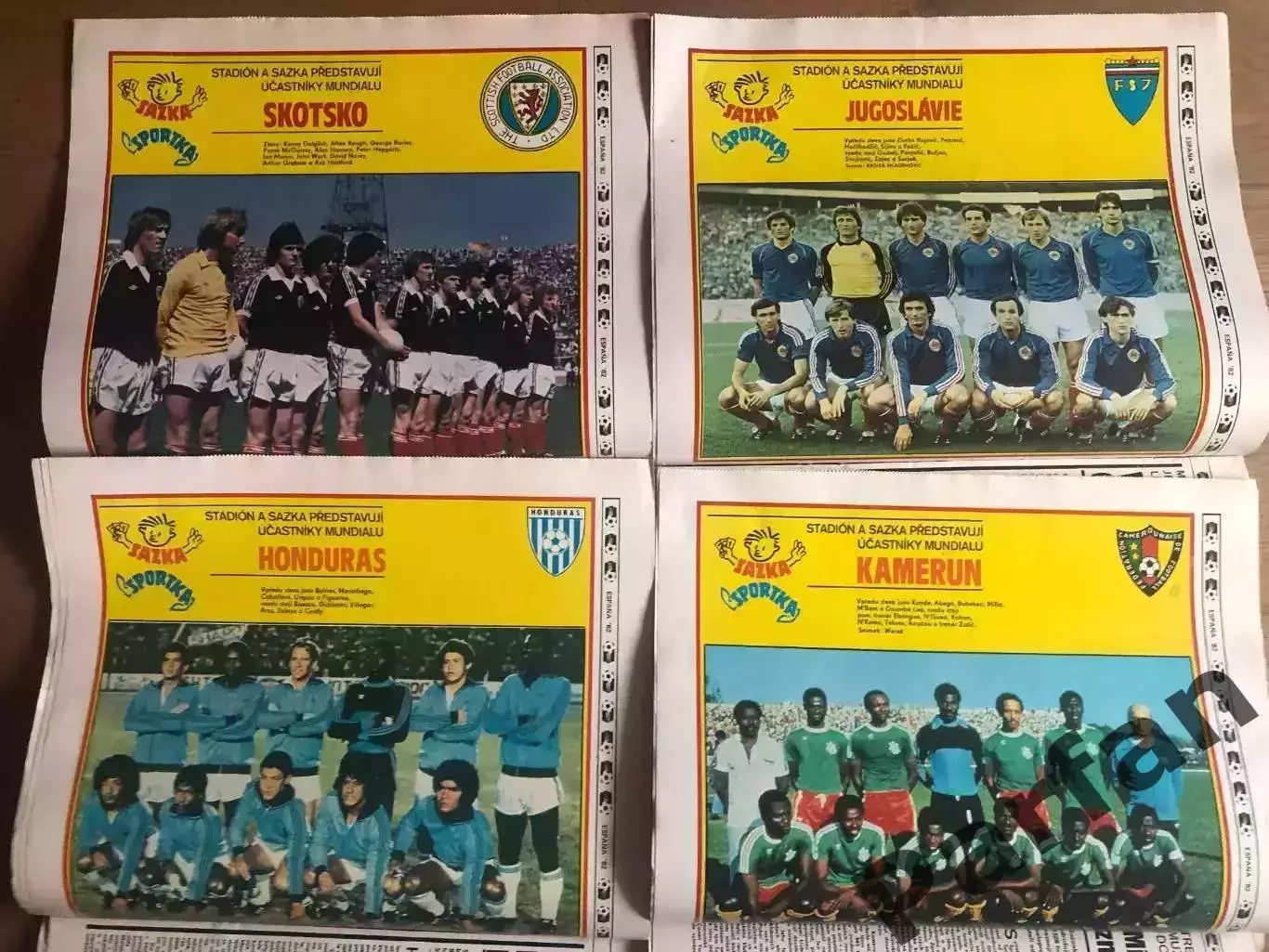 Stadion Чемпіонат Світу 1982 Спецвипуск Лот 24 журнали Постери 3