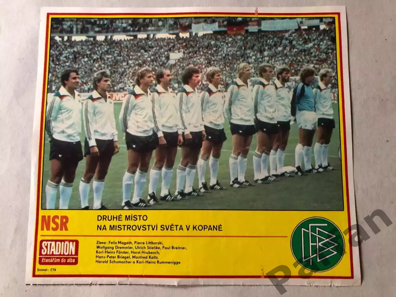 Stadion постер ФРН/Німеччина 1982