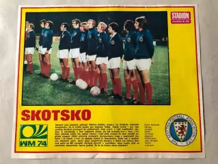 Stadion Постер Шотландія 1974