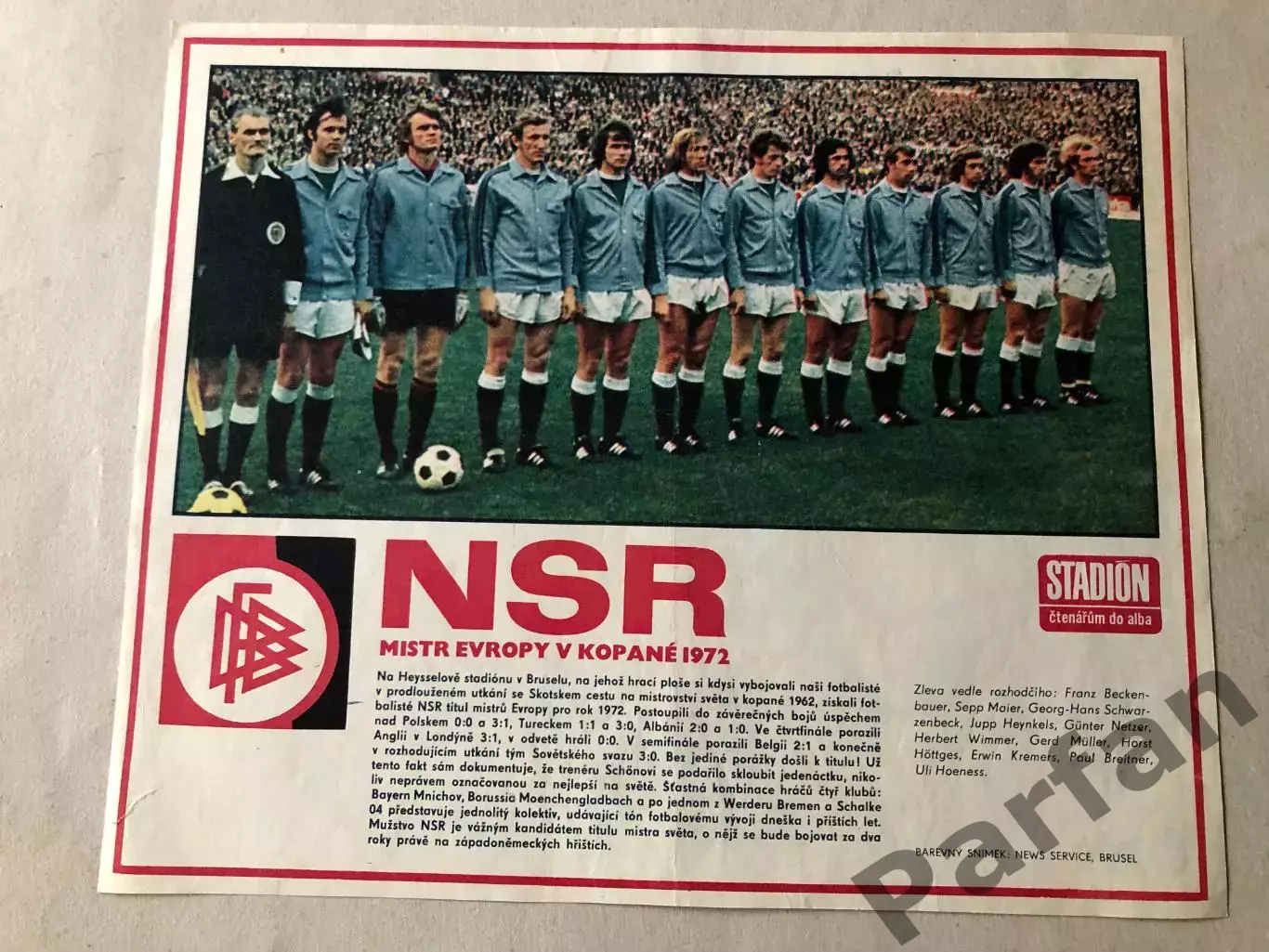 Stadion Постер ФРН 1972
