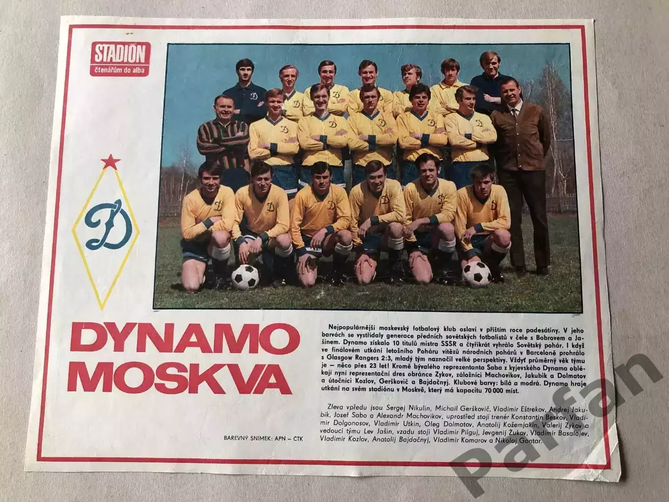 Stadion Постер Динамо Москва