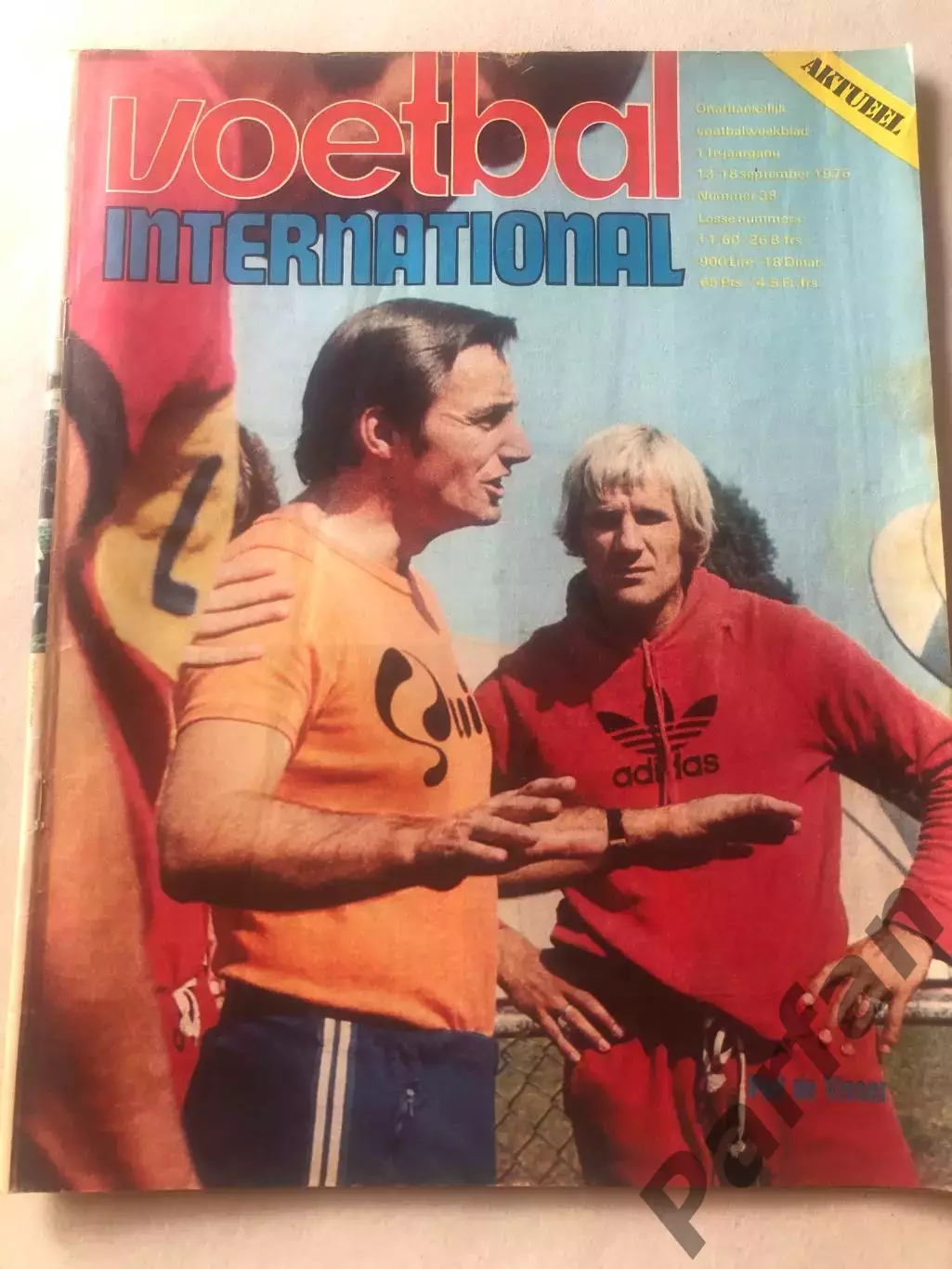 Voetbal international 1976 Постер Манчестер Юнайтед