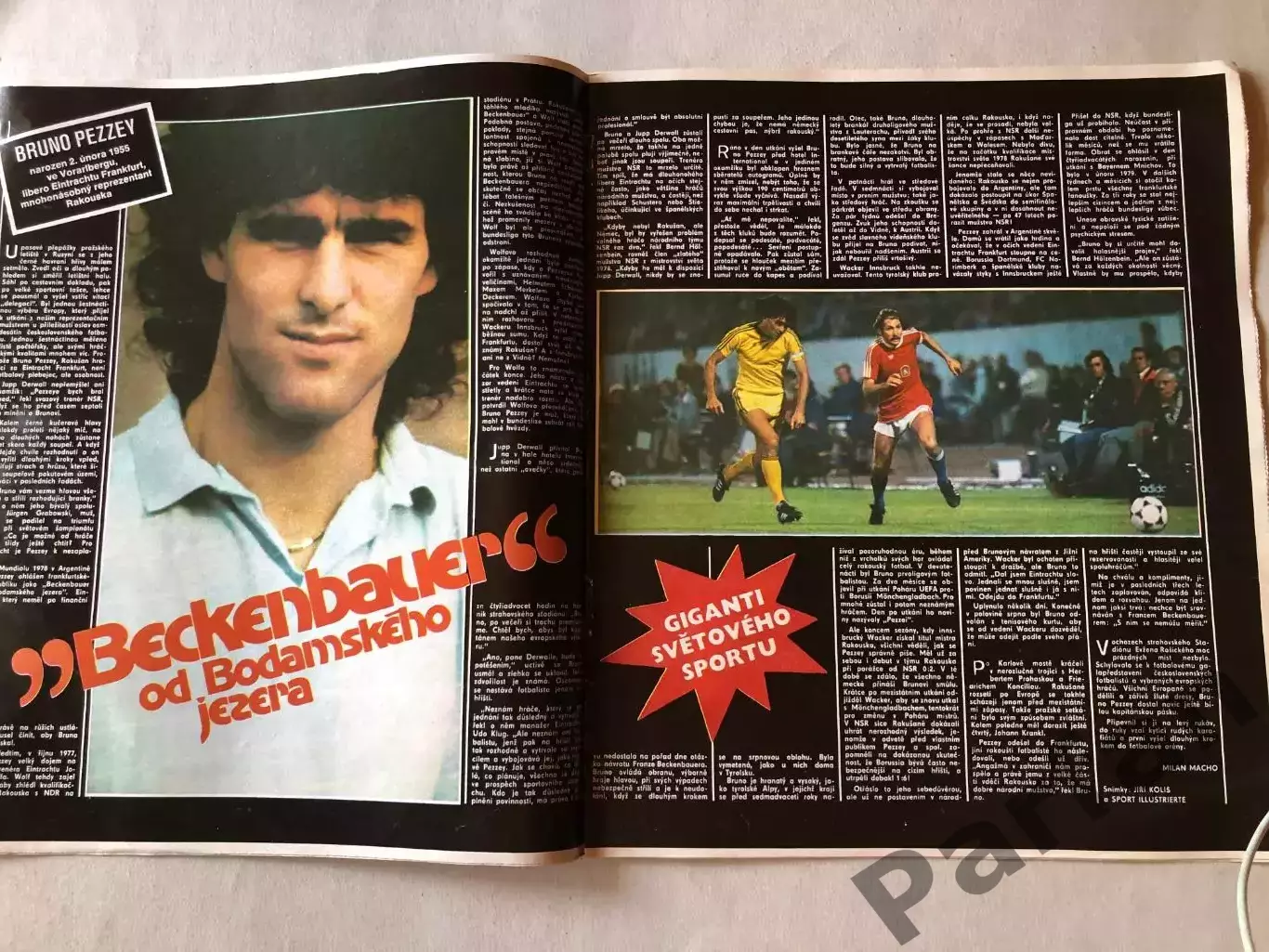 Stadion 1982 №8 постер Пеццай 1