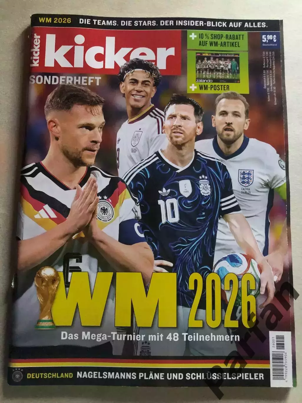 Футбол Журнал Kicker WM Чемпіонат Світу 2026 Спецвипуск