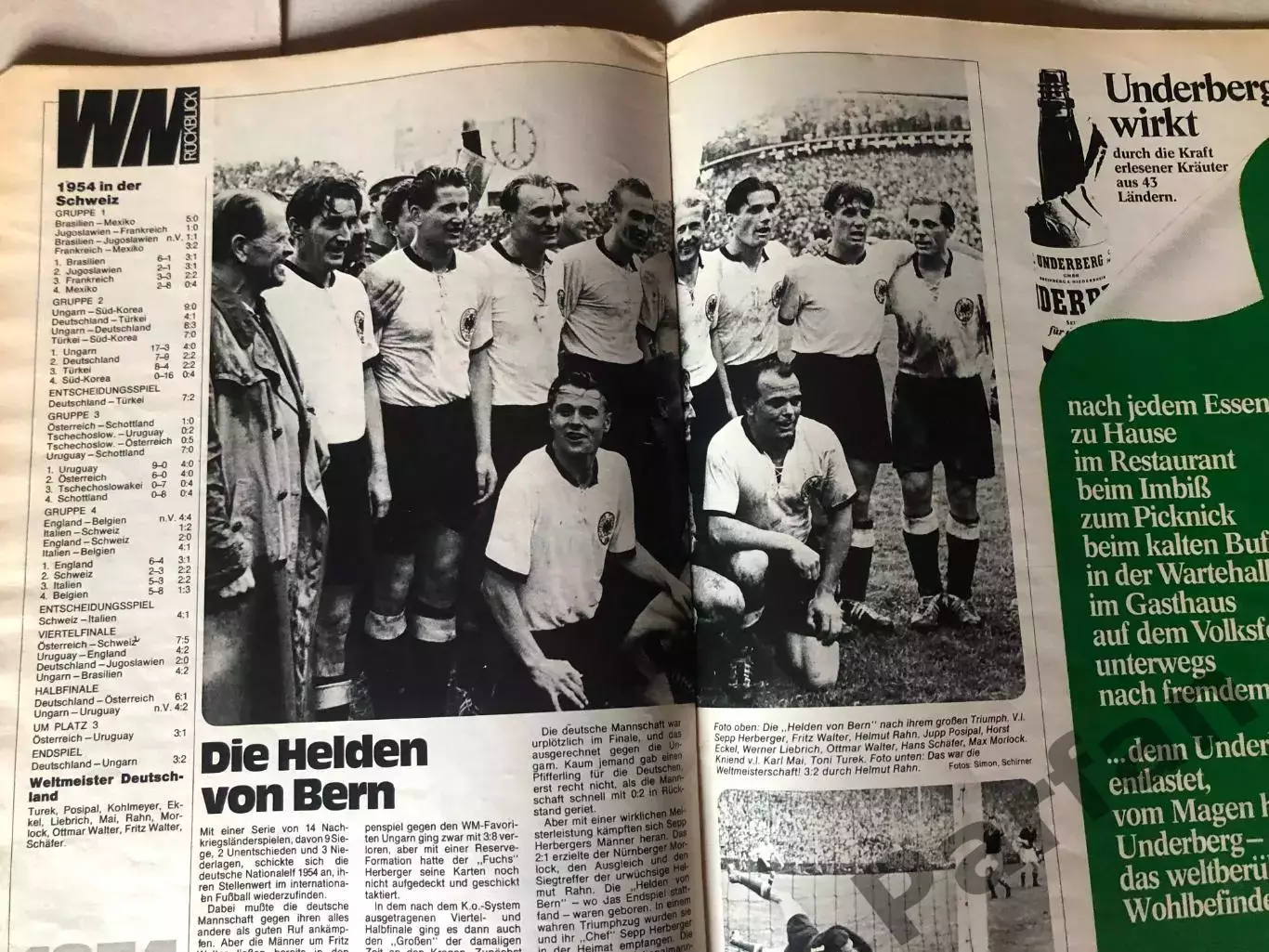 Футбол, Fusball Woche/Kicker WM Чемпіонат Світу 1978 1