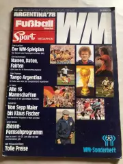 Футбол, Fusball Woche/Kicker WM Чемпіонат Світу 1978
