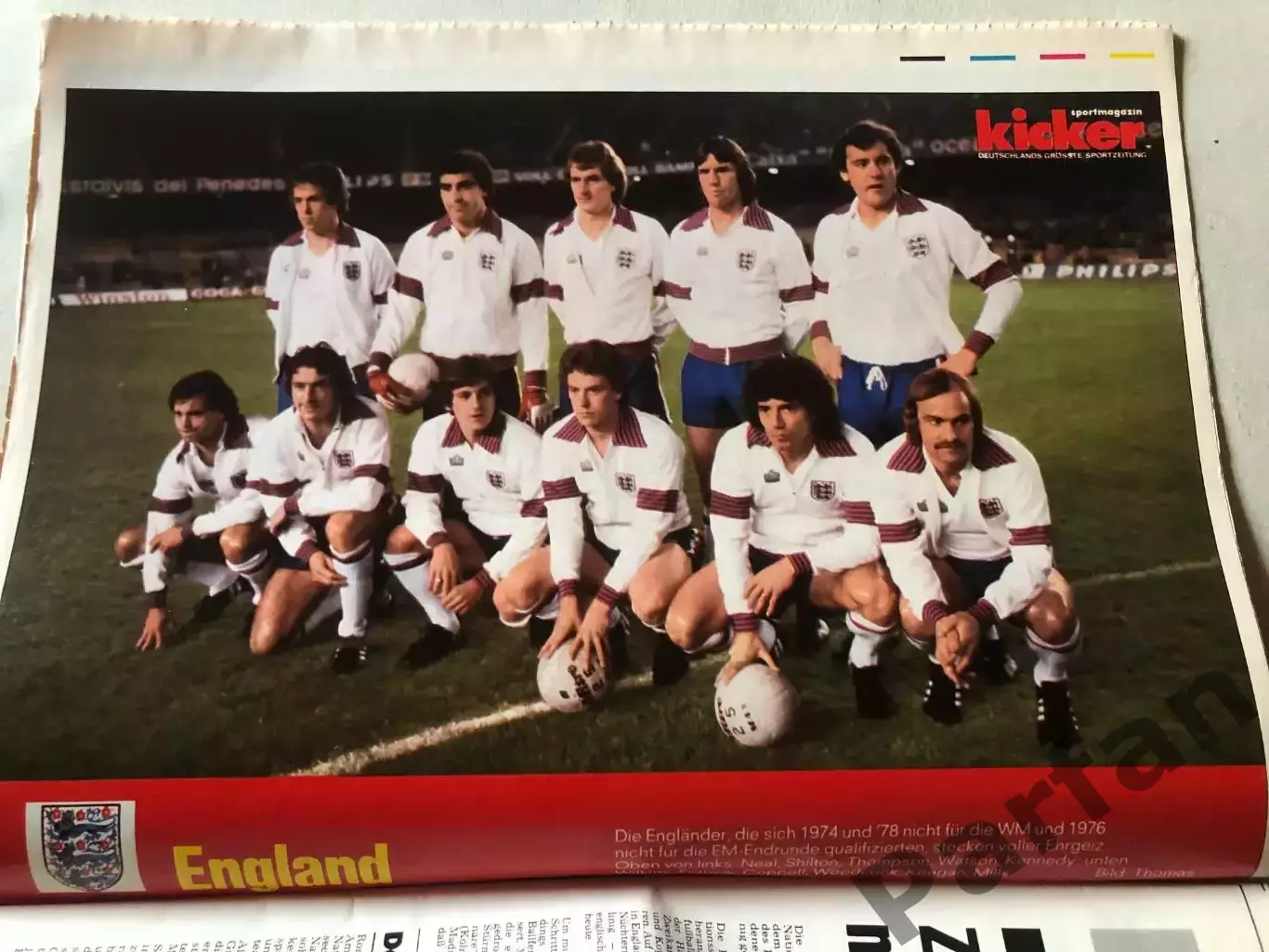 Футбол Kicker EM ЕВРО Чемпіонат Європи 1980 Спецвипуск 1