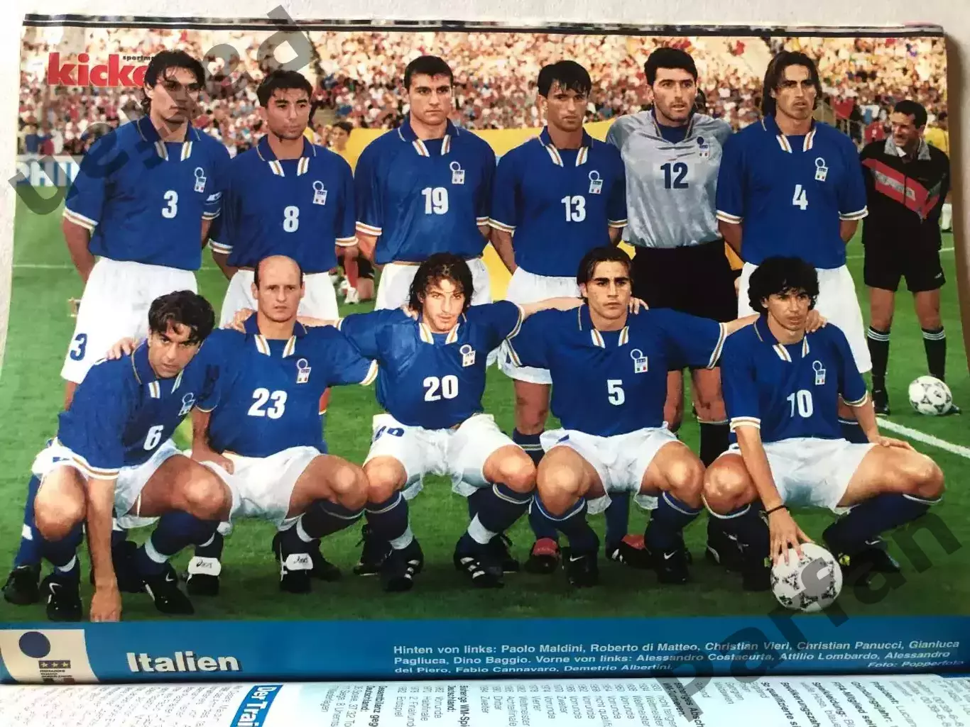 Футбол Журнал Kicker Чемпіонат Світу 1998 Спецвипуск 2