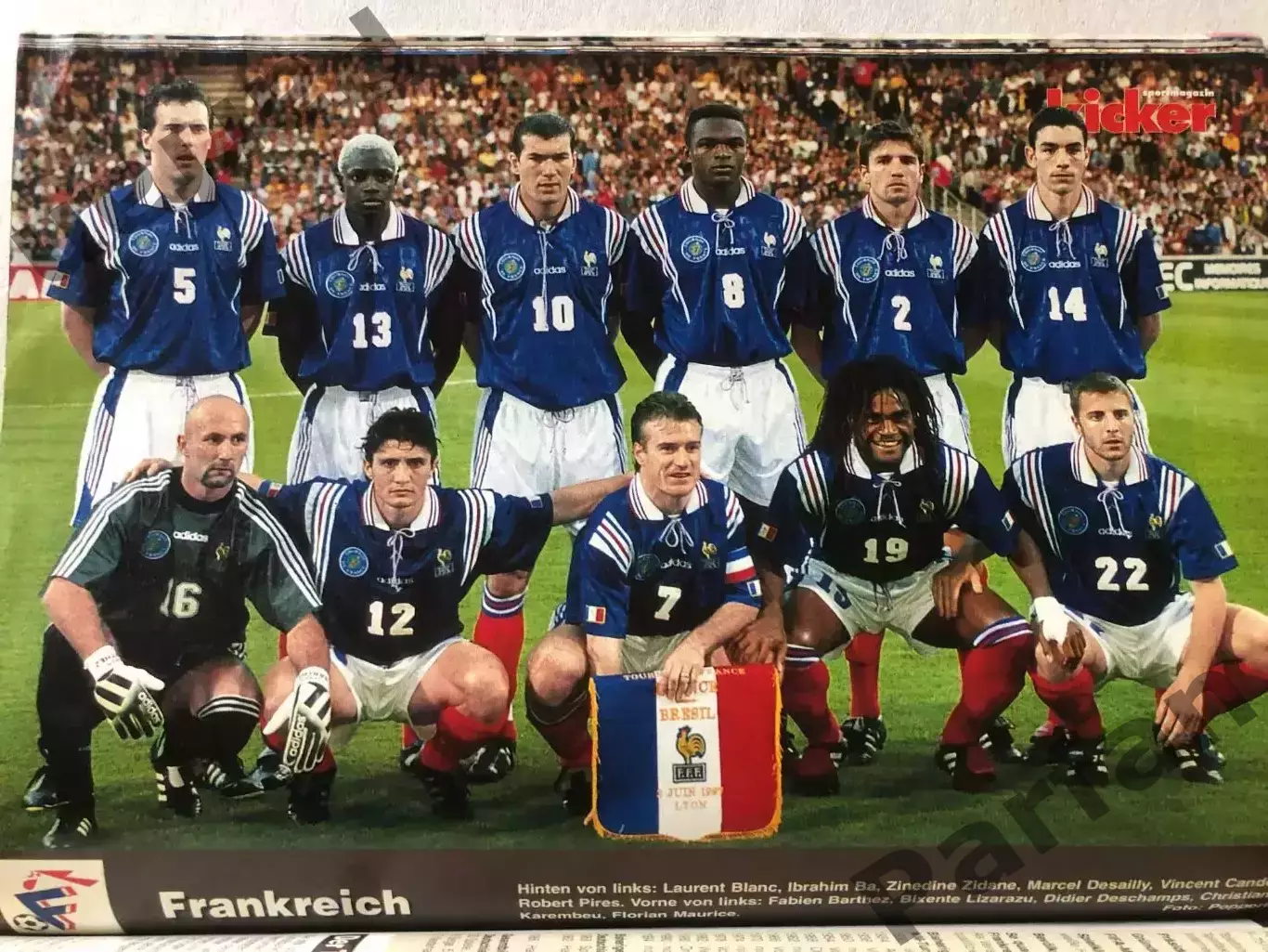 Футбол Журнал Kicker Чемпіонат Світу 1998 Спецвипуск 4