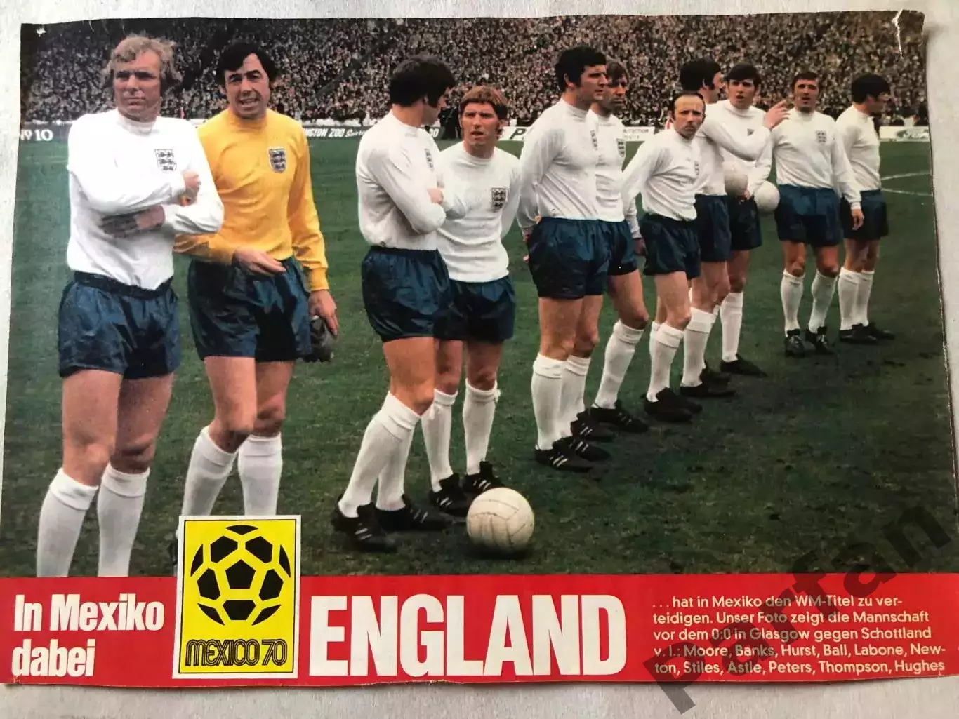 Kicker Постер Англія 1970
