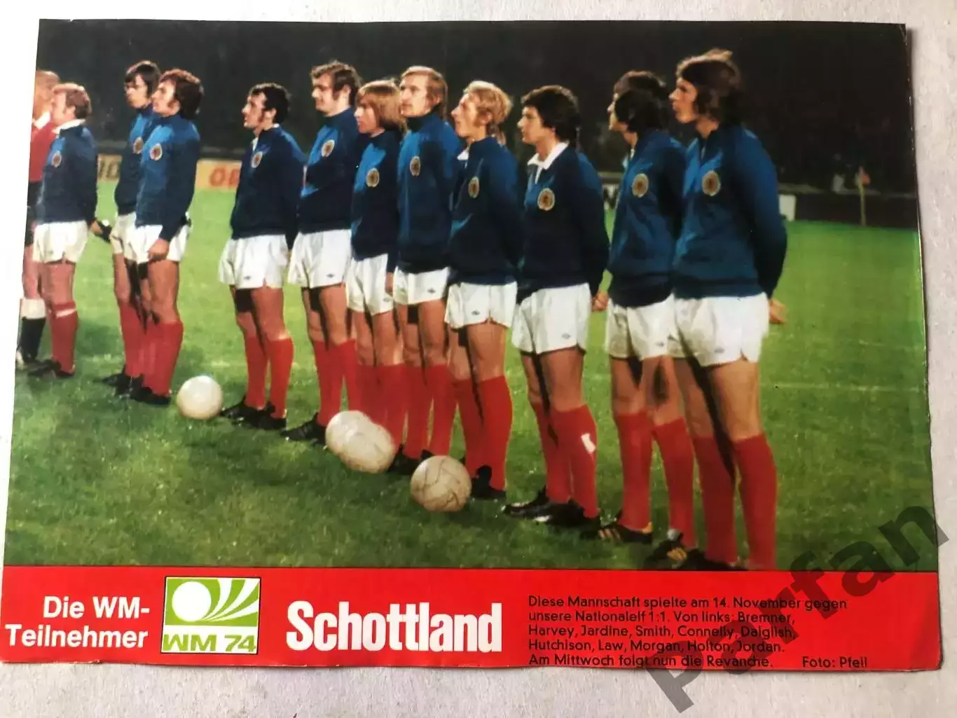 Kicker Постер Шотландія 1974