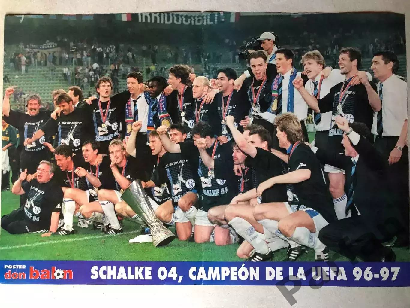 Don Balon Постер Шальке Володар Кубка УЄФА 1997