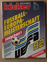 Футбол Журнал Kicker EM Чемпіонат Європи ЕВРО 1992 Спецвипуск