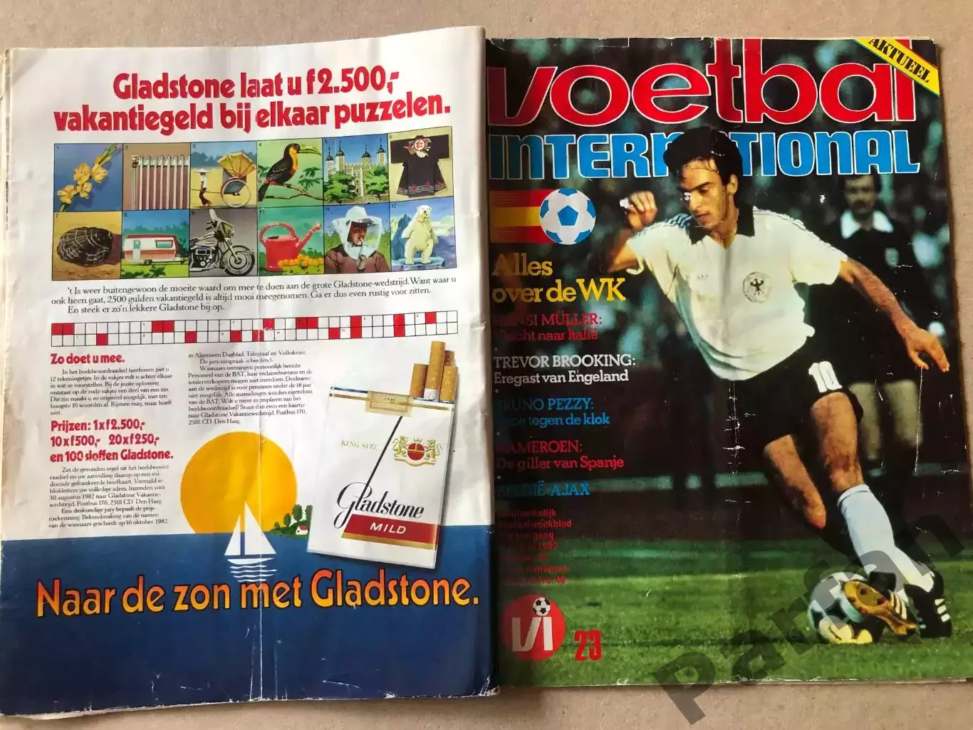 Voetbal international 1982 Румменіге/Зіко/Марадона 1