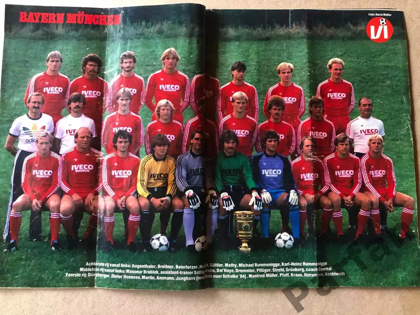Voetbal international 1983 Постер Баварія