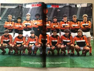Voetbal international 1983 Постер Голландія Молодіжна