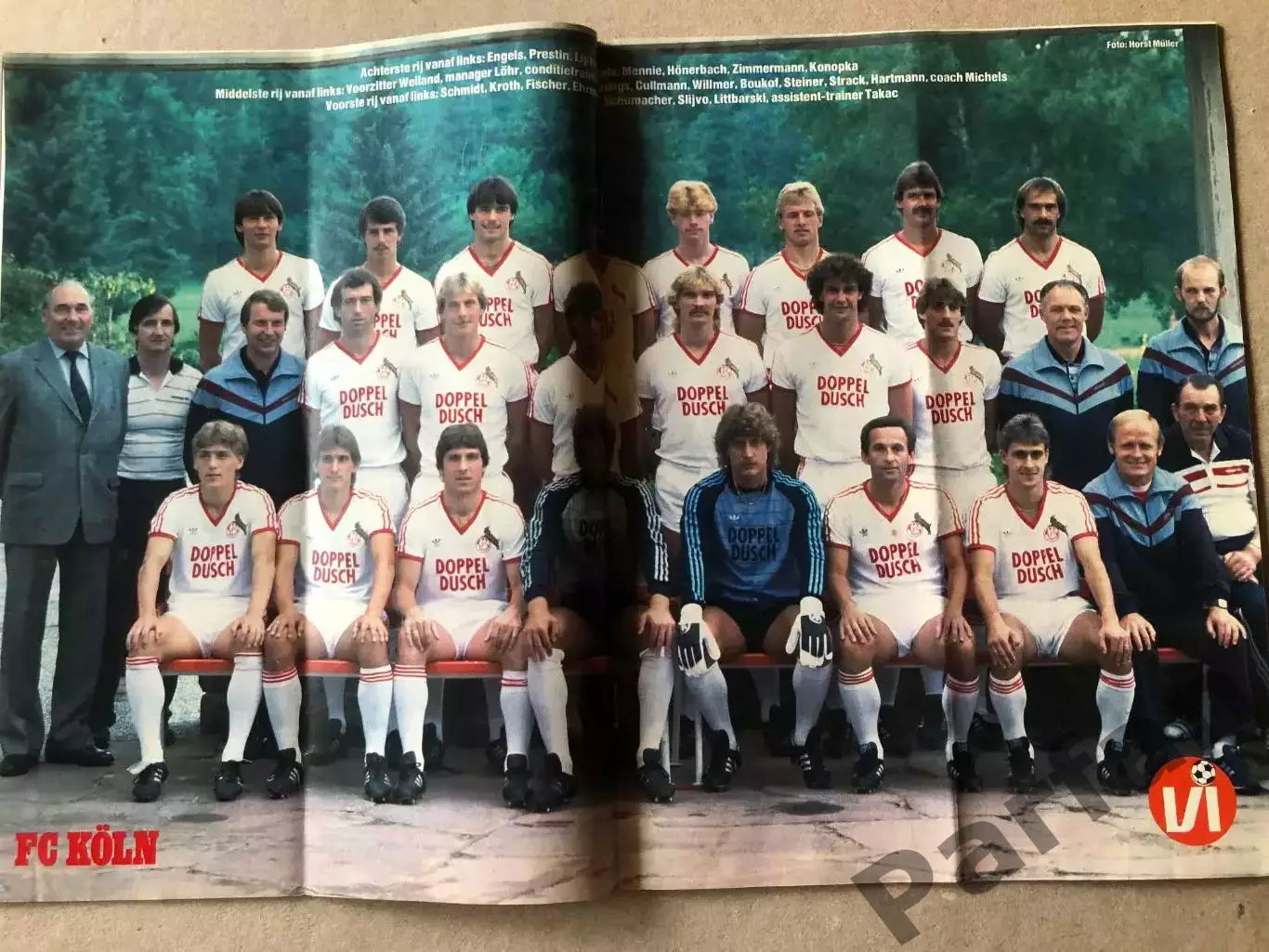 Voetbal international 1983 Постер Кельн