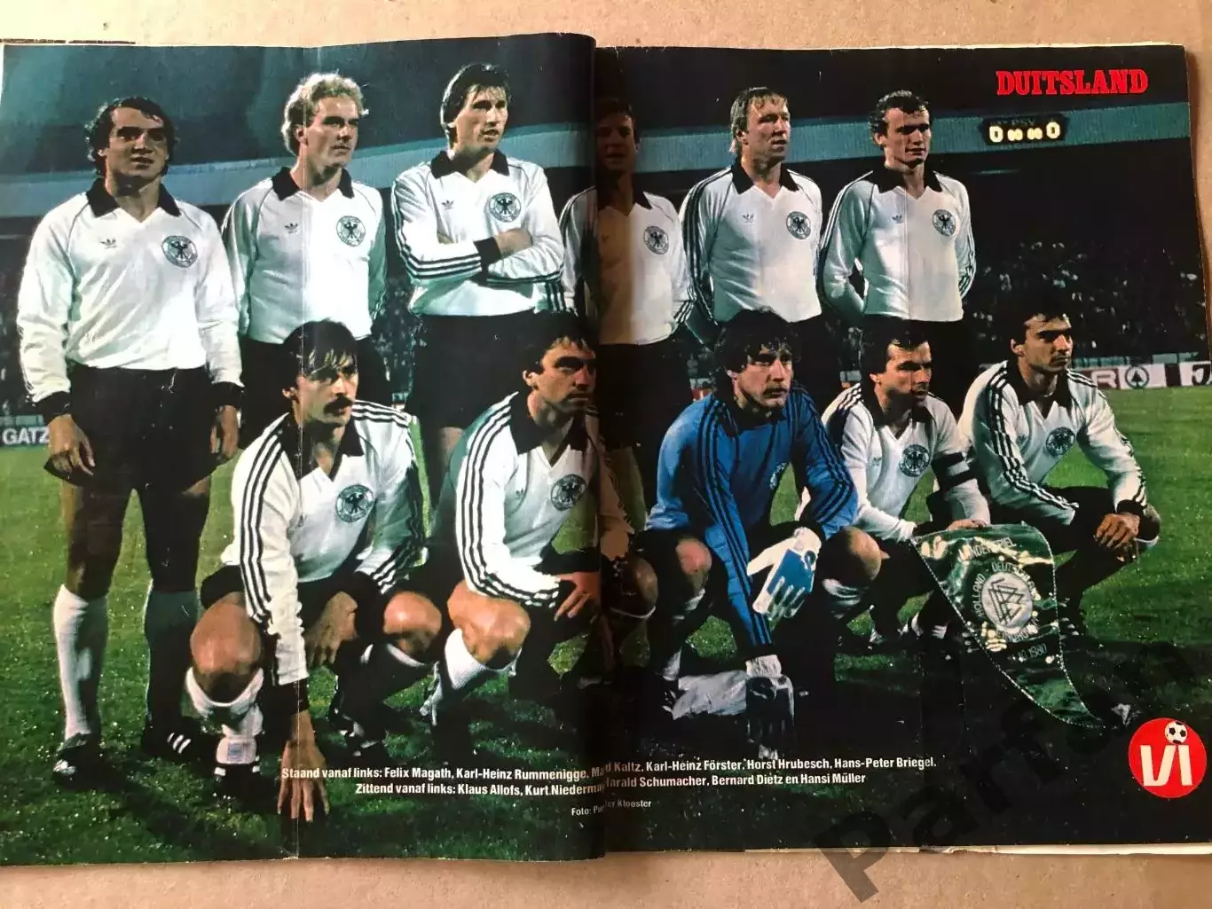 Voetbal international 1981 Постер Німеччина