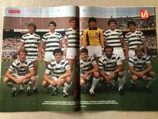 Voetbal international 1982 Постер Селтік