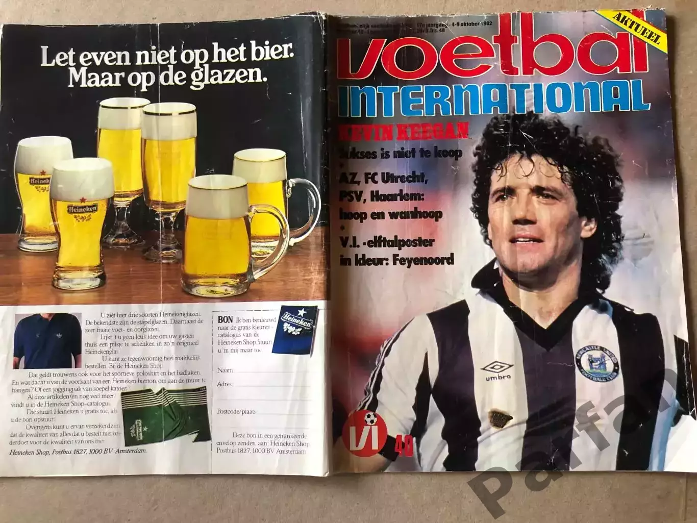 Voetbal international 1982 Постер Феєнорд 1
