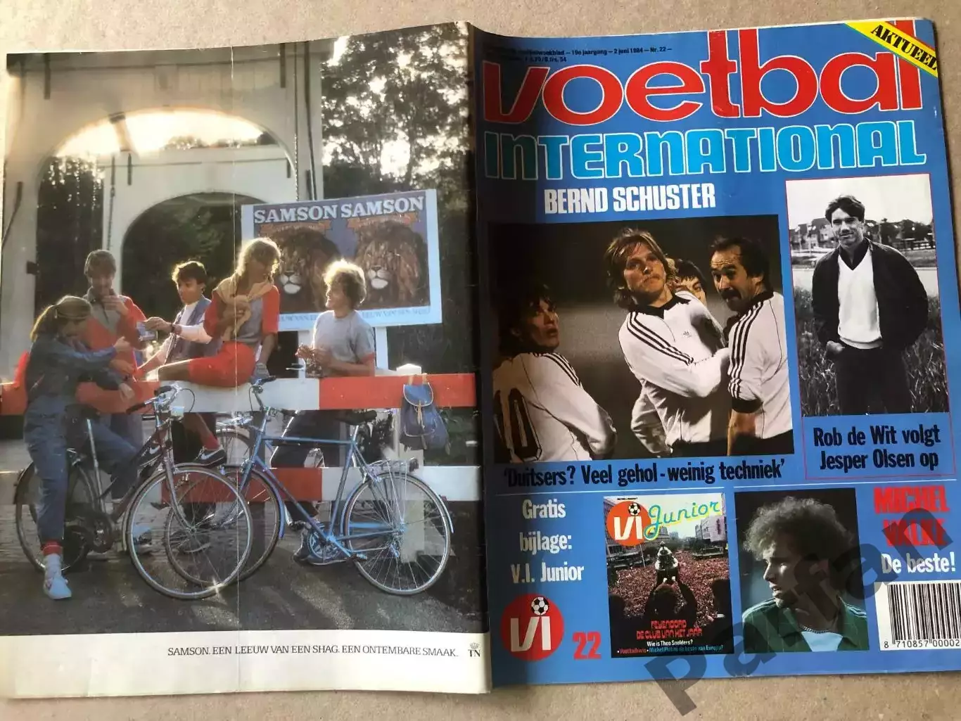 Voetbal international 1984 Постер Німеччина 1