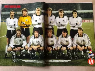 Voetbal international 1984 Постер Німеччина