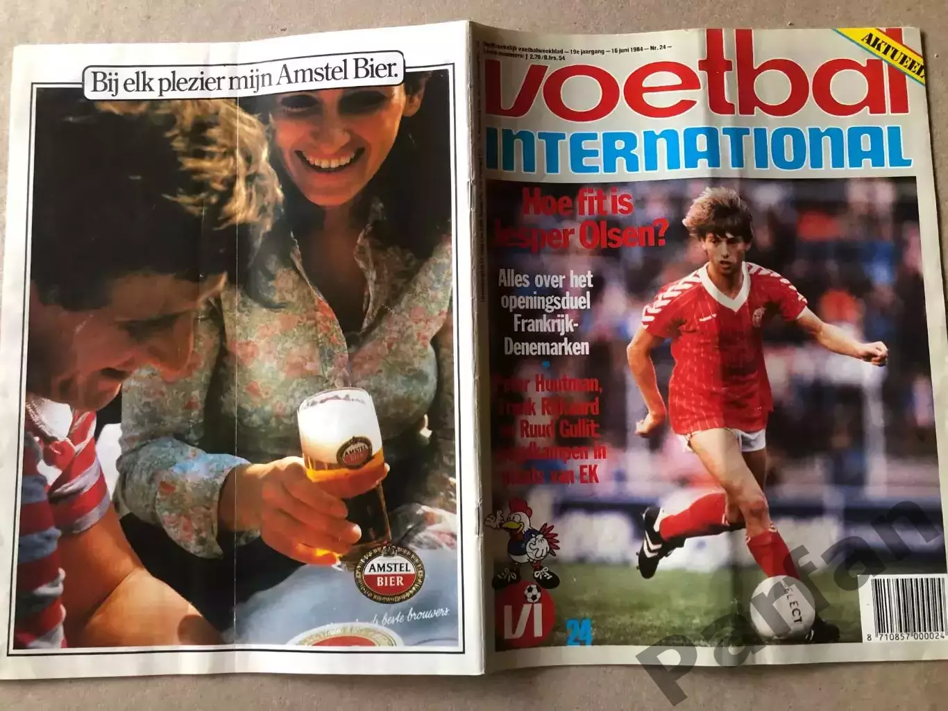 Voetbal international 1984 Постер Данія 1