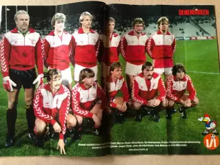 Voetbal international 1984 Постер Данія