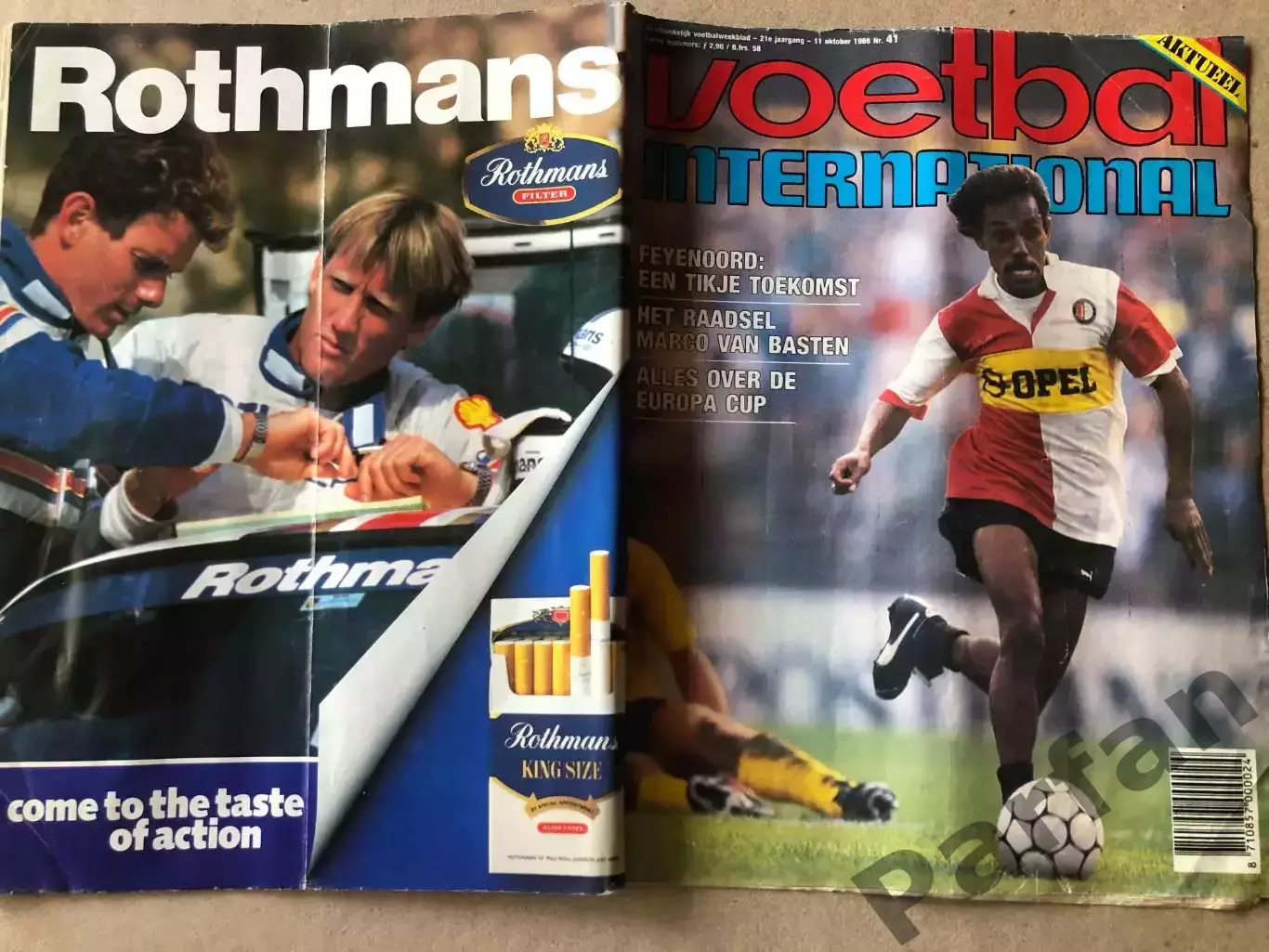 Voetbal international 1986 Постер Феєнорд 1