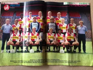 Voetbal international 1986 Постер Феєнорд
