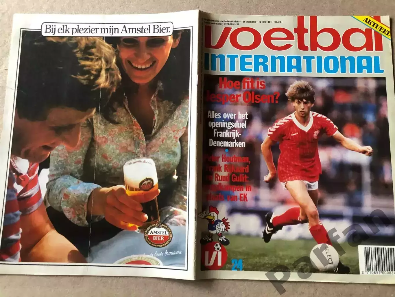 Voetbal international 1984 Постер Данія 1