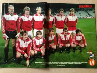 Voetbal international 1984 Постер Данія