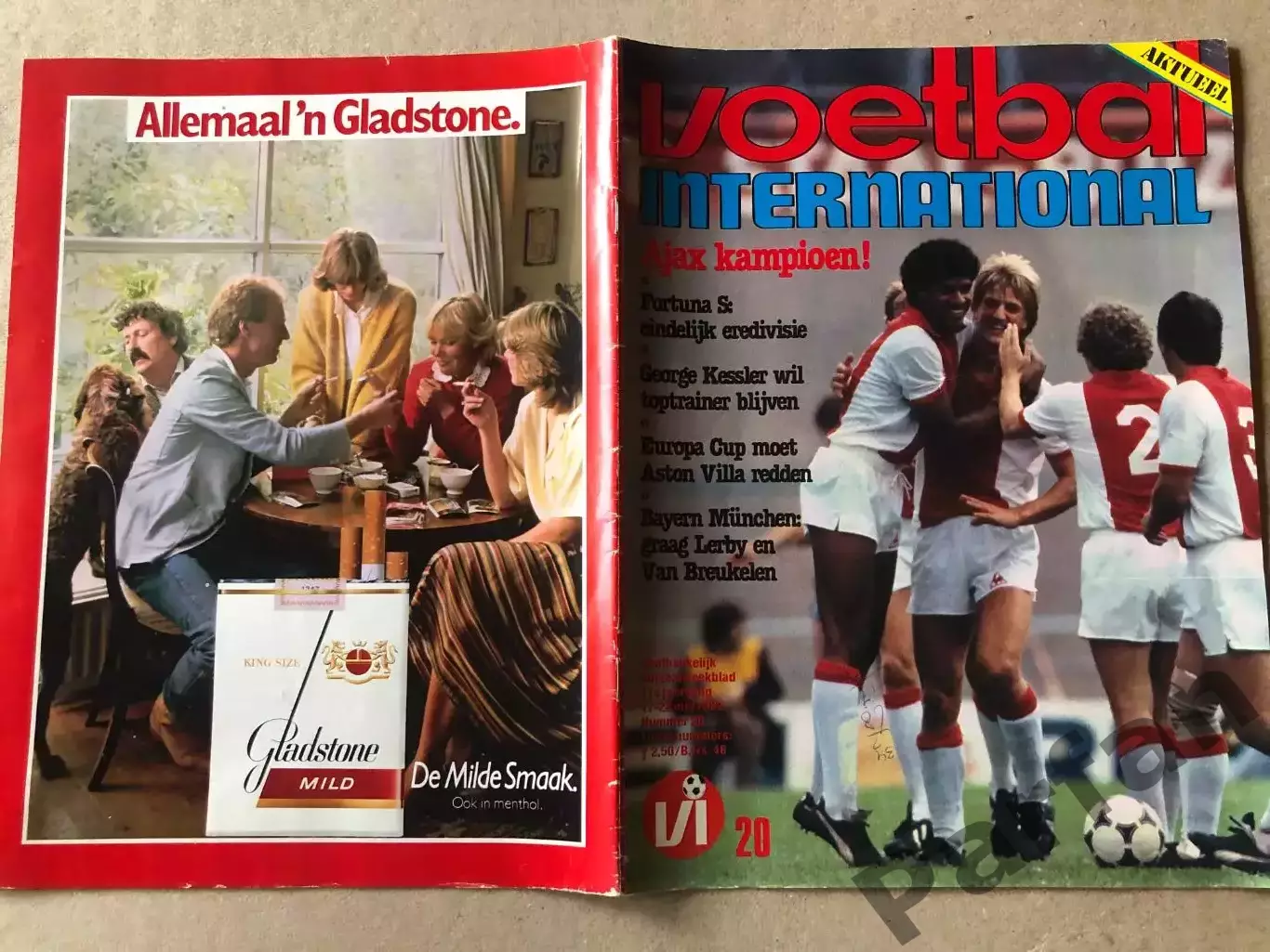 Voetbal international 1982 Постер Чехословакія 1