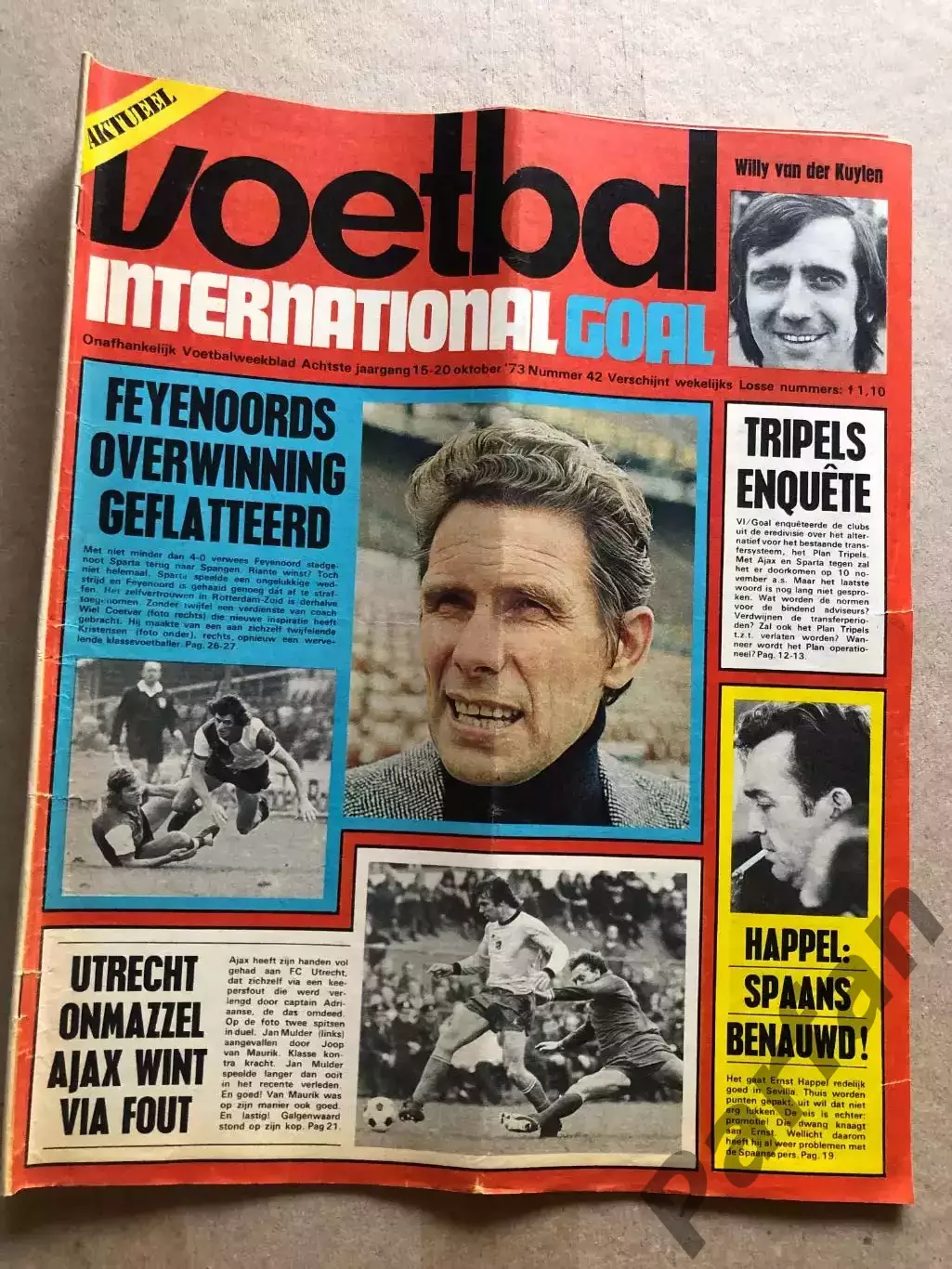 Voetbal international 1973 Постер ПСВ Ейндховен 1