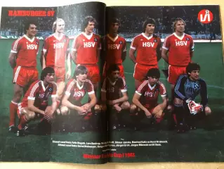 Voetbal international 1983 Постер Гамбург